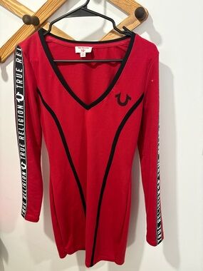True religion bodycon mini dress